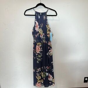 Floral Halter Maxi Dress